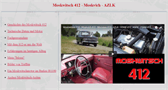 Desktop Screenshot of moskwitsch-412.de