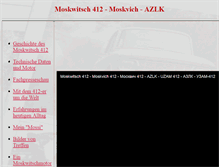 Tablet Screenshot of moskwitsch-412.de